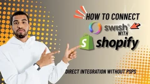 Swish Shopify integration without PSP direct payment setup Sweden