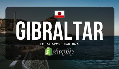 Guia de pagamentos Shopify para Gibraltar por CartDNA
