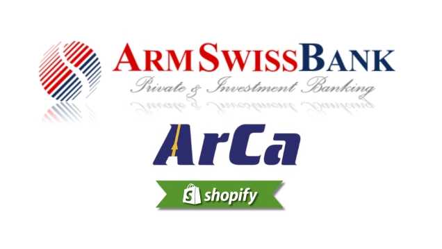 Shopify + ARCA Armswiss Bank: Guia de Pagamento para Comerciantes na Armênia